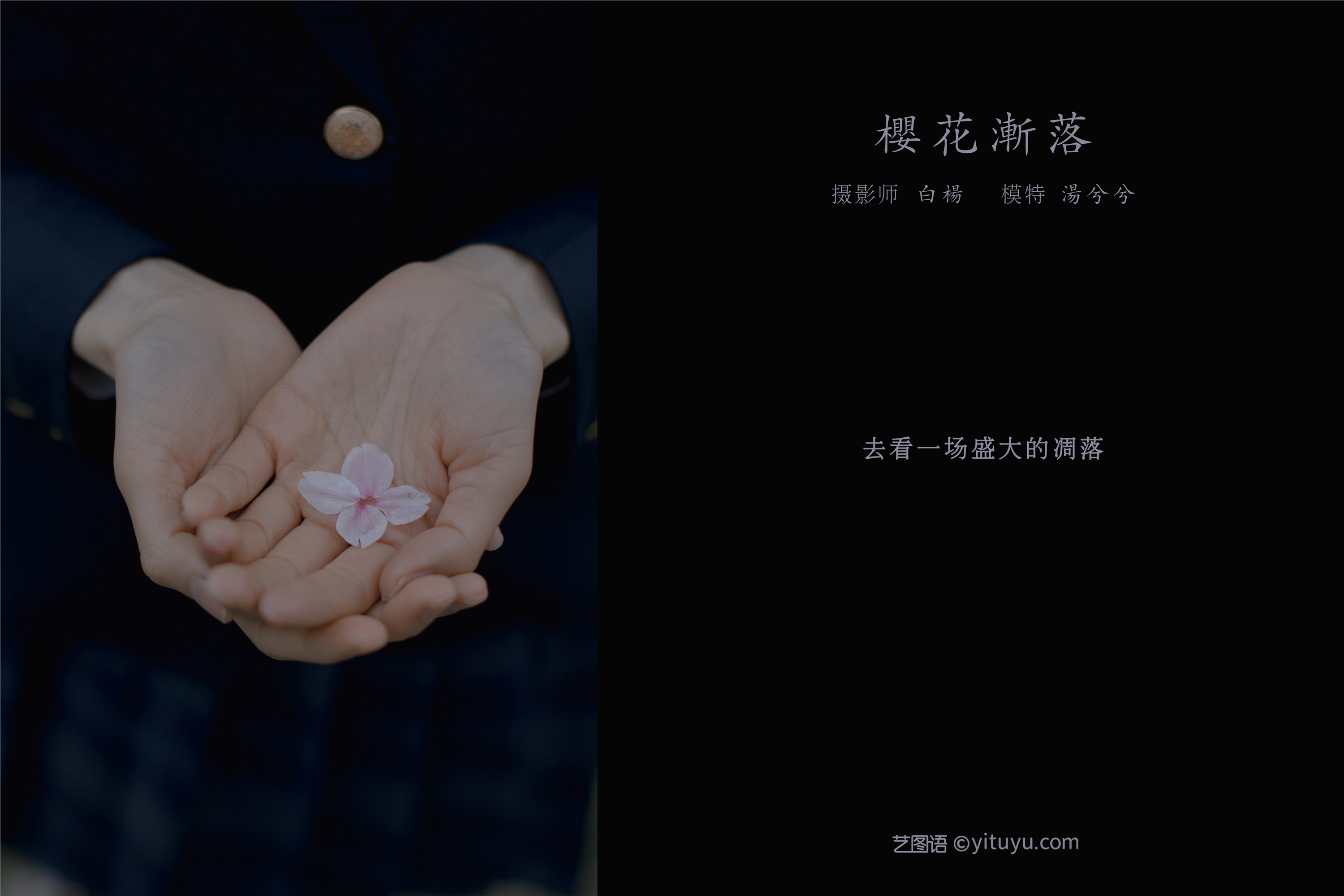 YITUYU艺图语 2021.09.02 樱花渐落 汤兮兮